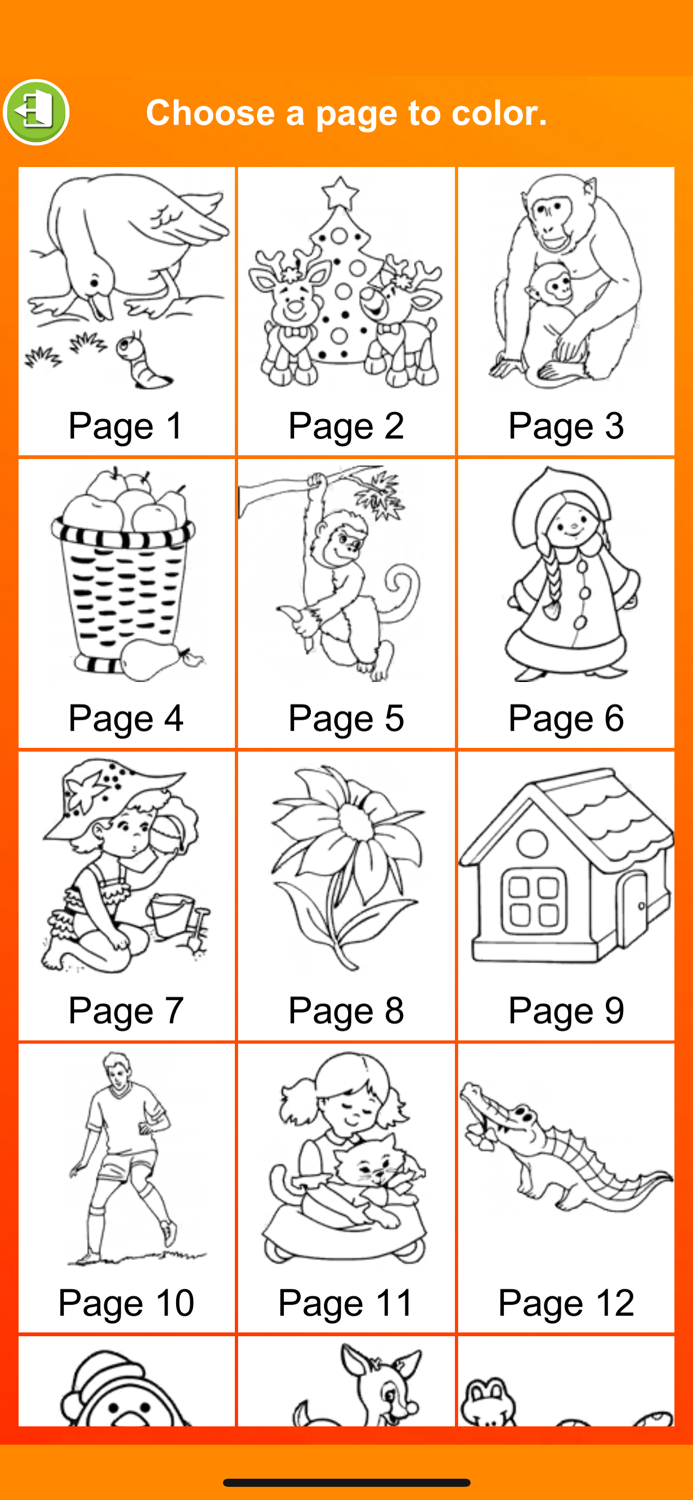 Easy Coloring Page