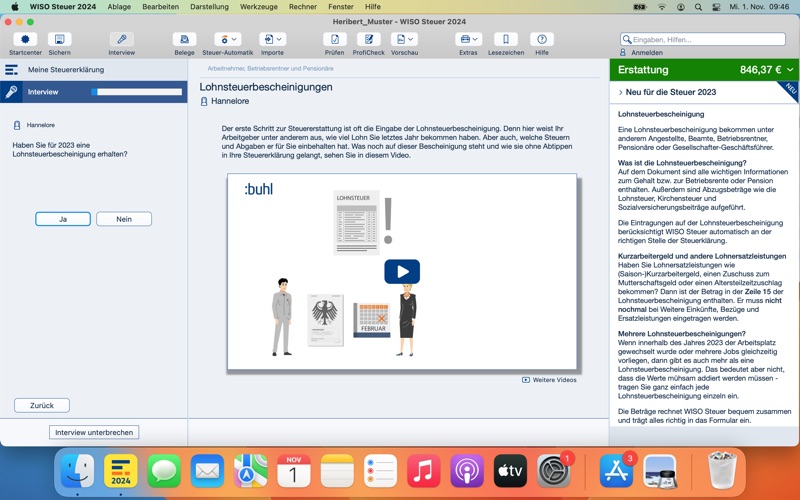 WISO Steuer 2024 Screenshot