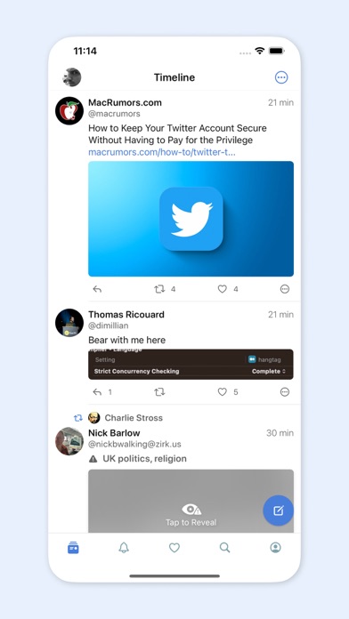 Woolly for Mastodon Screenshot
