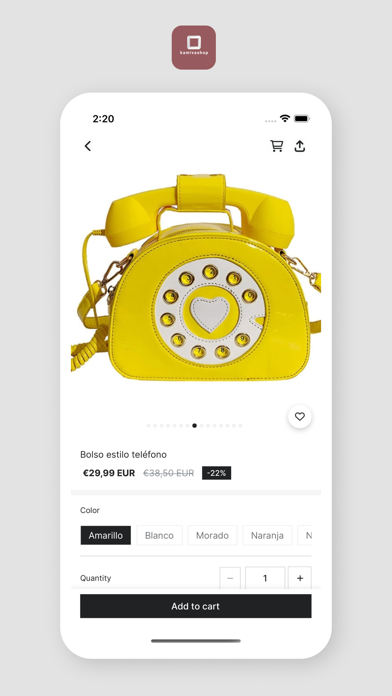 Kamivashop Screenshot