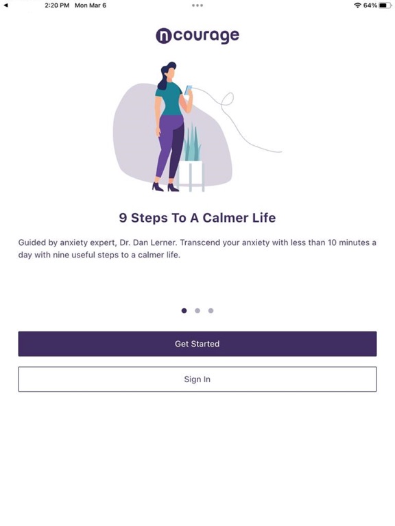 Get nCourage iPad screenshot 2 - Health & Fitness app