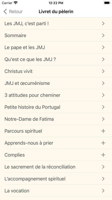 Livret du pèlerin JMJ 2023 Screenshot