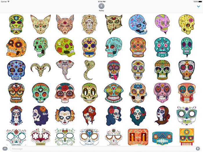 Sugar Skull Stickers