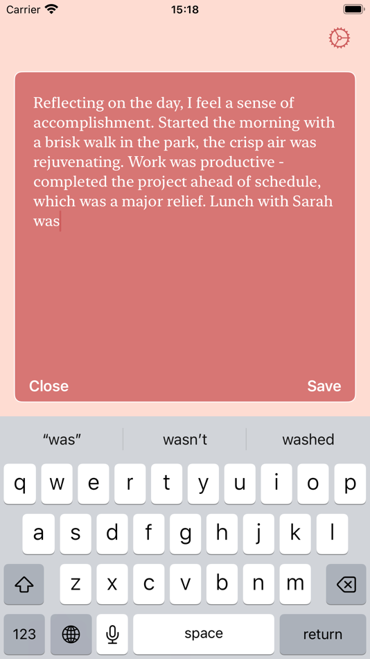 #5. Me-Log: Simple Journaling (iOS) 由: Berkin Sili