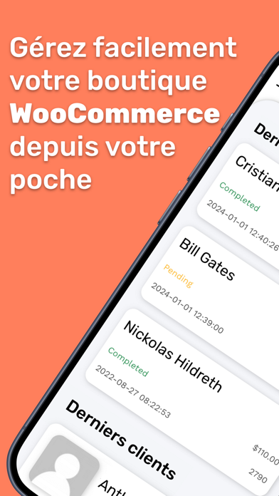 Screenshot #1 pour Woocer - WooCommerce Admin App