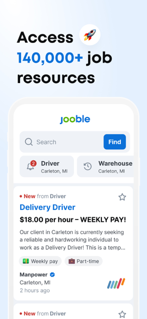 ‎Jooble - Recherche d’emploi Capture d'écran