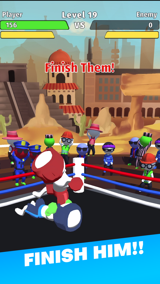 #3. Ultimate Fighter 3D (iOS) 由: Mad Cow Studios Inc