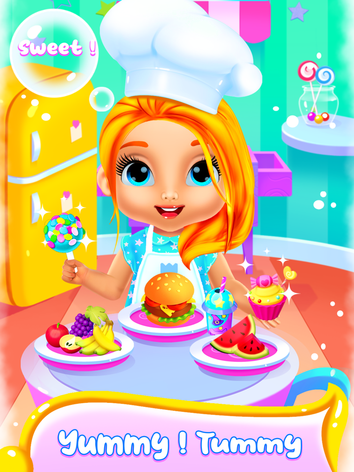 Girl and Kitty and Magic Castle