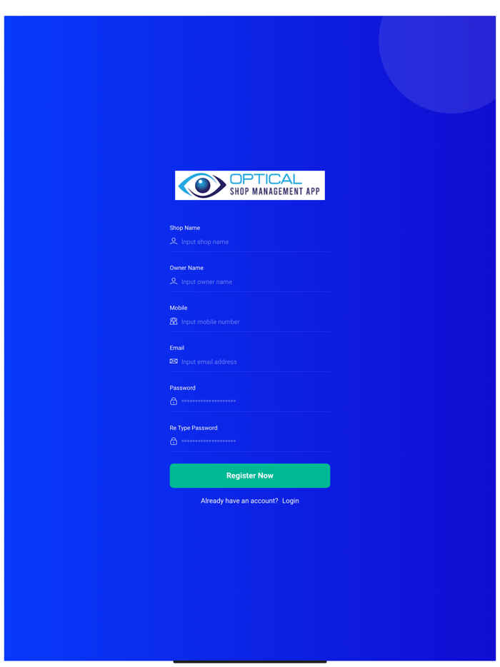 Optical Shop Manager