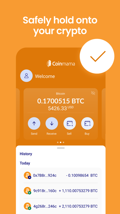 Coinmama: Crypto Wallet App Screenshot