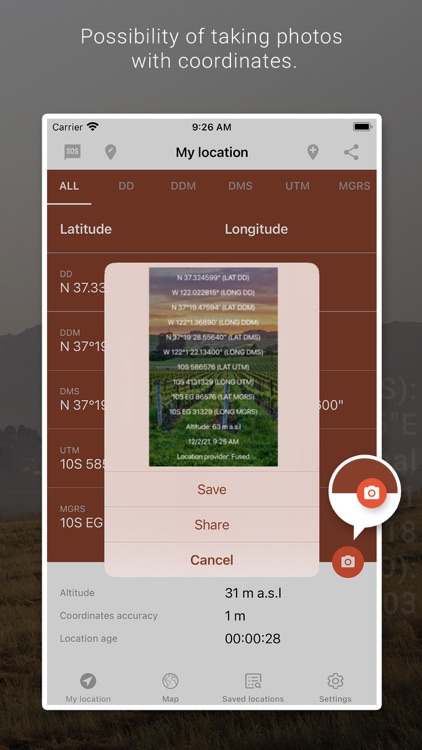My GPS Coordinates Lite screenshot-3