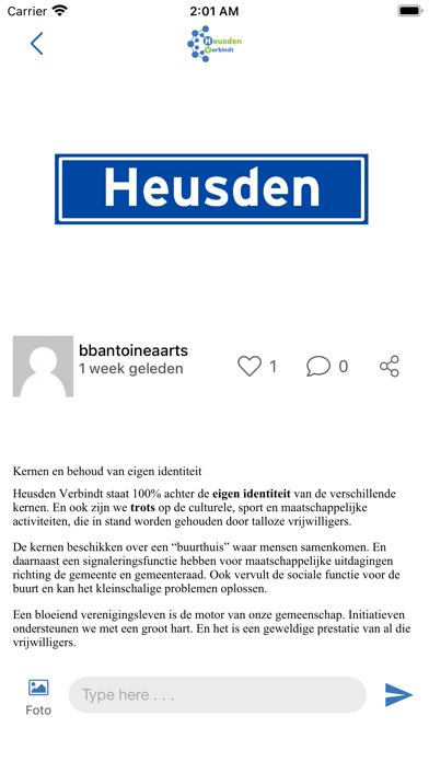 Heusden Verbindt Screenshot