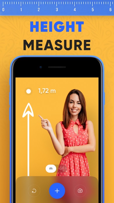 Ruler & measuring tape AR app Screenshot