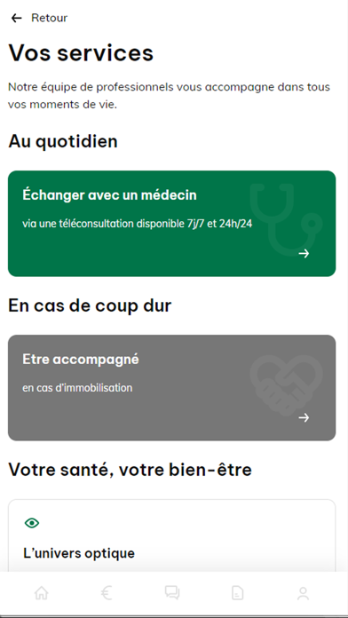 BNP Paribas Protection Santé Screenshot
