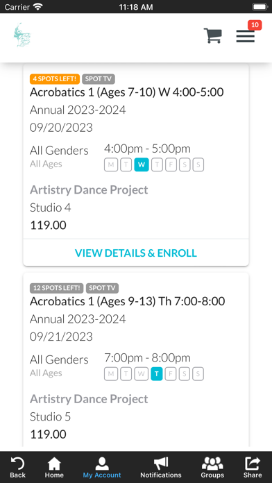 Artistry Dance Project Screenshot 4 - AppWisp.com Artistry Dance Project Screenshot 4 - AppWisp.com
