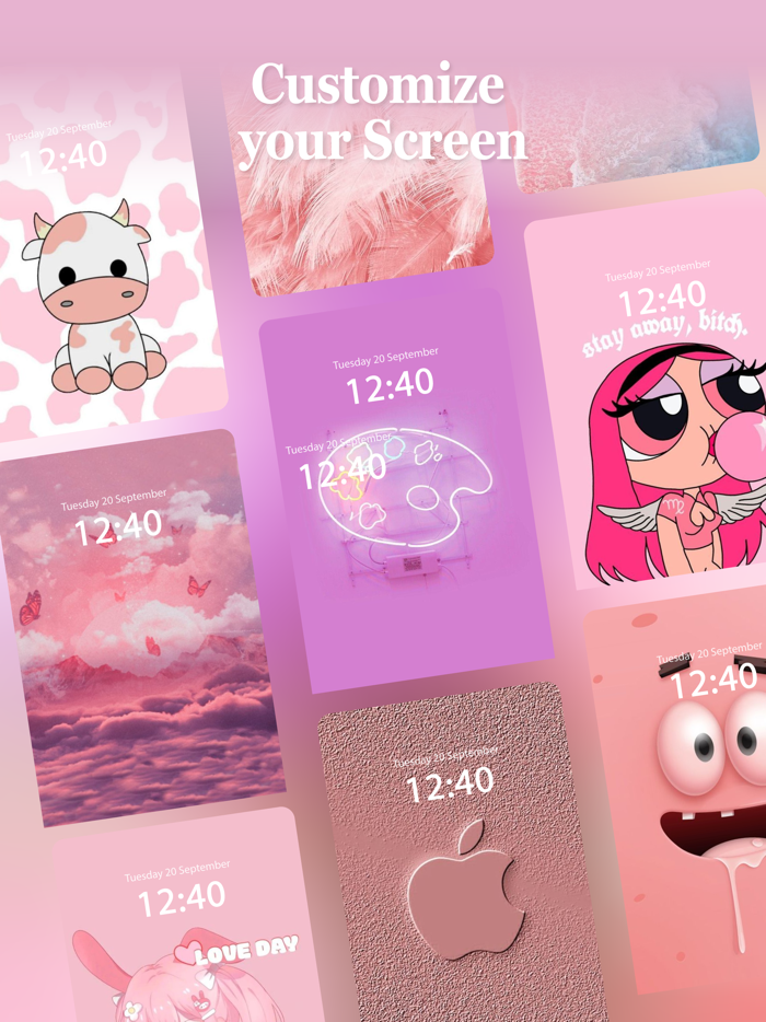 Wallpaper for Girl - Pink Cute