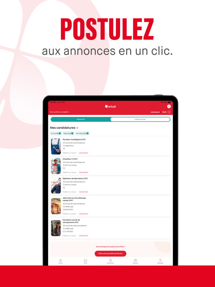 my actual - Offres d’Emploi