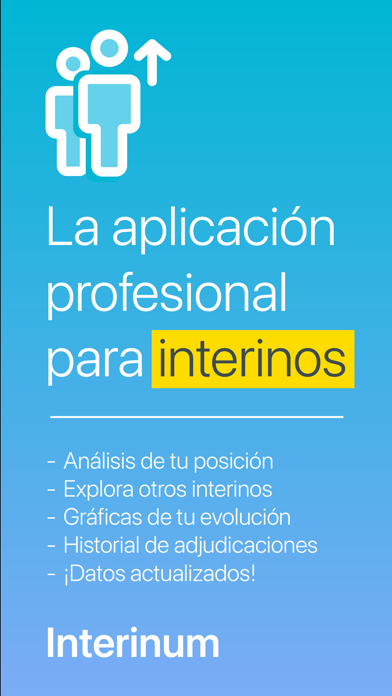 Interinum - Posición Interinos Screenshot