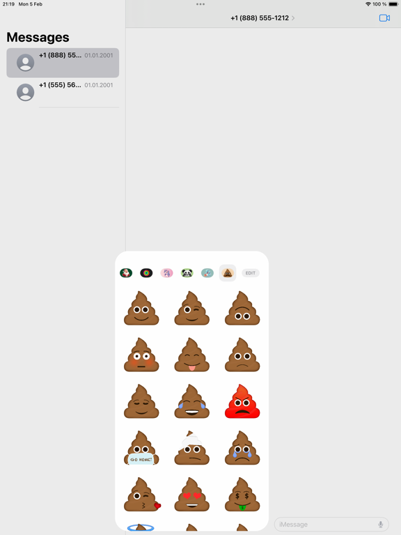 Screenshot #4 pour PooMoji Stickers