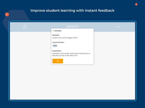 Socrative Teacher iPad app afbeelding 7