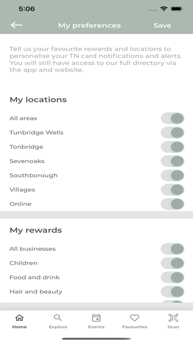 The TN card Screenshot
