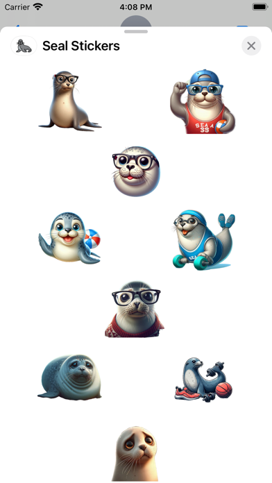 Screenshot #2 pour Seal Stickers