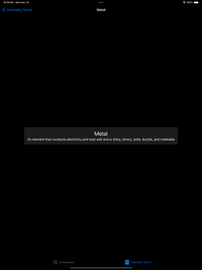 Periodic Table of Chemistry