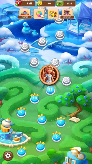 Kristin's Castle: Jewels Match Screenshot