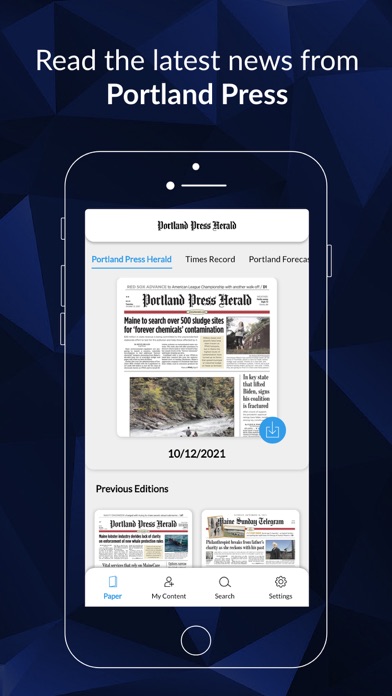 Press Herald ePaper Screenshot