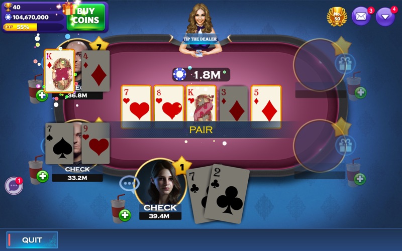 Texas Hold'em Mania® Screenshot