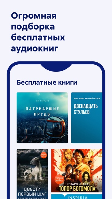 Screenshot #3 pour Аудиокниги Литрес