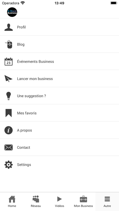 E-Black Business Screenshot