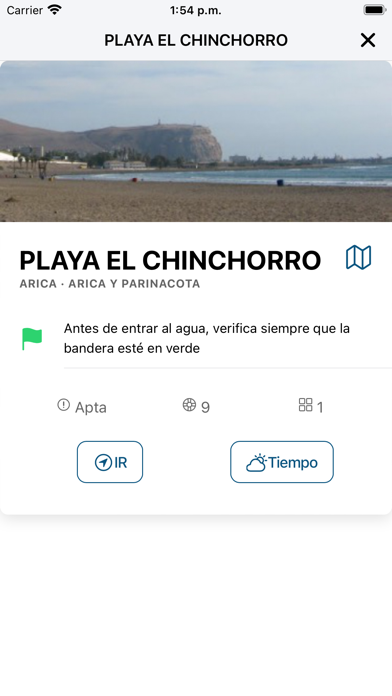 Playas Chile Screenshot