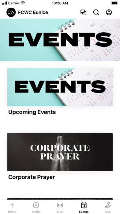 Faith Christian Worship Center Screenshot