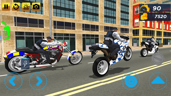 Police Bike Stunt Games
