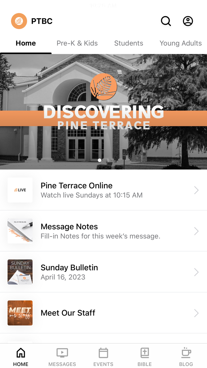 Pine Terrace Baptist Church