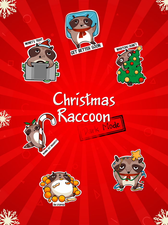 Christmas Raccoon