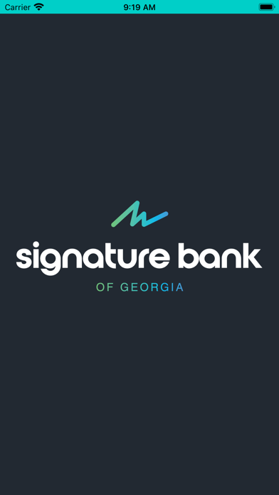 Signature Bank Mobile Business Screenshot
