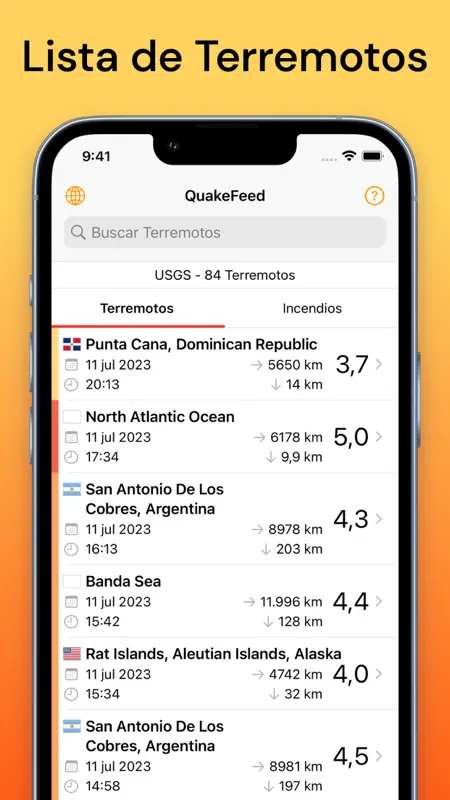 Earthquake Alerts by QuakeFeed screenshot 2 of 10