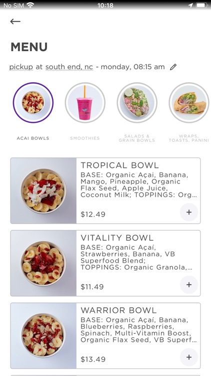 Vitality Bowls