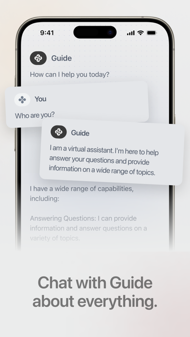 Guide - AI Chatbot Assistant Screenshot