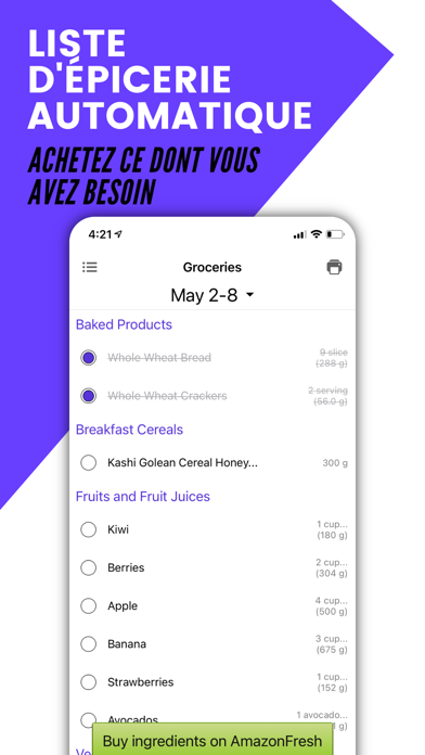 Screenshot #3 pour Prospre Planificateur de Repas