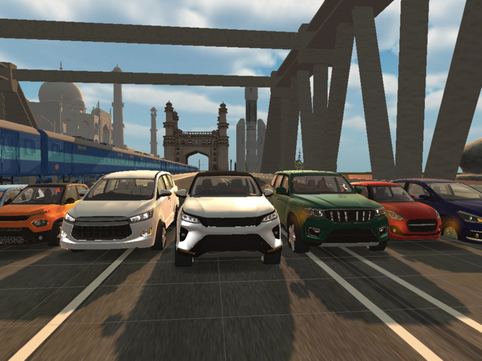 Indian car traffic racer  3d