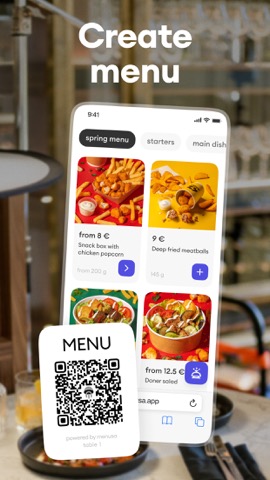 Menusa: オンライン QR メニュー メーカーのおすすめ画像1