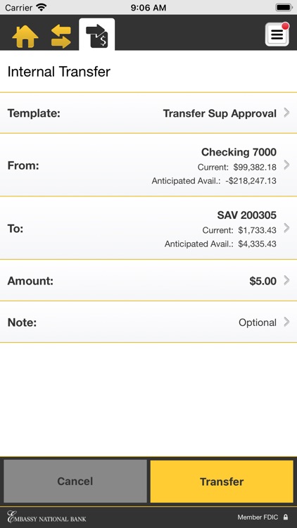 Embassy BUSINESS Banking screenshot-5