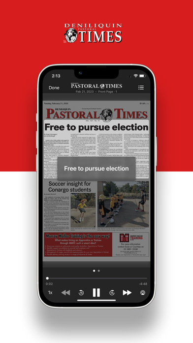 Deniliquin Pastoral Times Screenshot