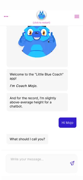 Game screenshot LittleBlueCoach by Masterchats mod apk
