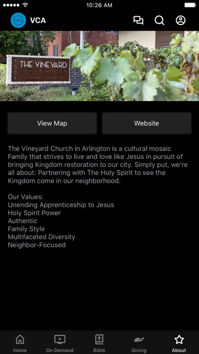 The Vineyard Church Arlington Screenshot