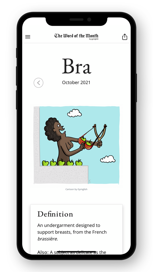 #3. The Word of the Month (iOS) By: Aimigo