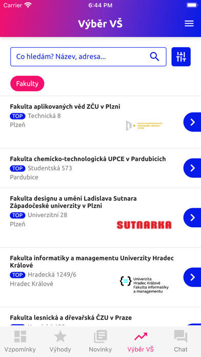 Maturanti.cz Screenshot
